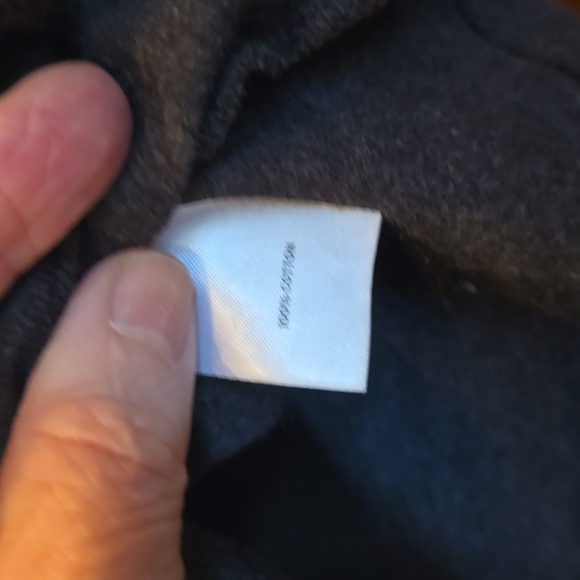 Caslon Charcoal Long Sleeve Tee, %100 Cotton Size S - Picture 3 of 6